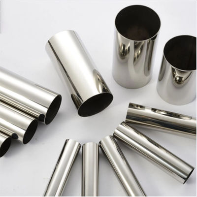 0.5mm-6mm 304304L 316L 316ti 321 SS أنبوب دائري 6 م 10 م 12 م