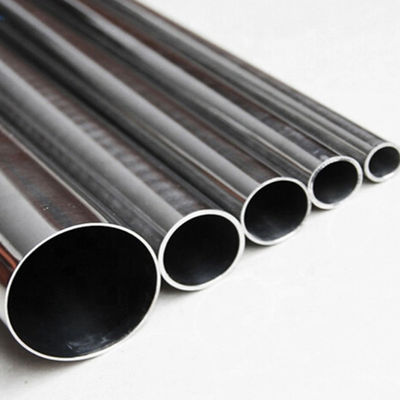أنابيب مستديرة من الفولاذ المقاوم للصدأ مطاطية باردة حارة 0.5mm-6mm المطاطية لمواد البناء
