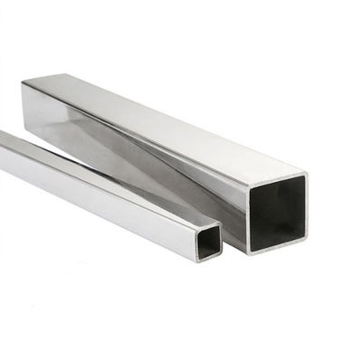 TP304 TP304L أنبوب مستطيل من الفولاذ المقاوم للصدأ TP321 TP316L